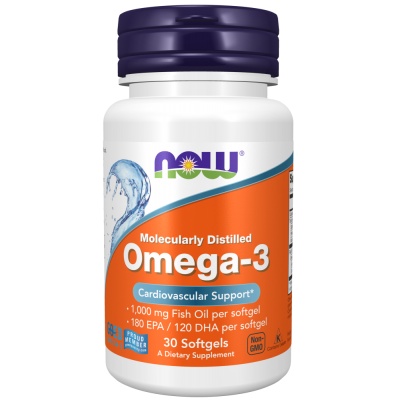 Антиоксидант Now Omega-3 180 EPA/120 DHA 1000 мг 30 капсул