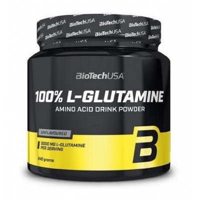 Глютамин BioTech 100% L-Glutamine 240 гр