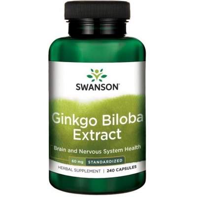 Антиоксидант Swanson Ginkgo Biloba Extract STD 60 mg 30 капсул