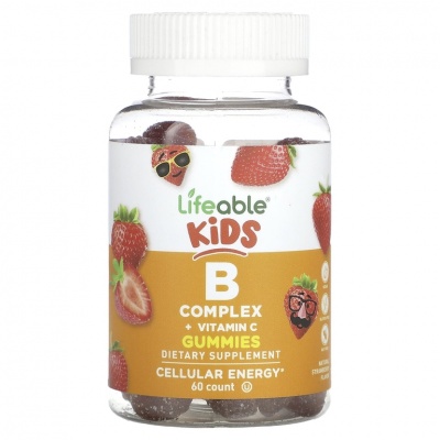 Витамины Lifeable Vitamin Kids B + Vitamin C 60 таблеток
