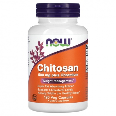 Специальный препарат NOW Chitosan 500 мг 120 капсул